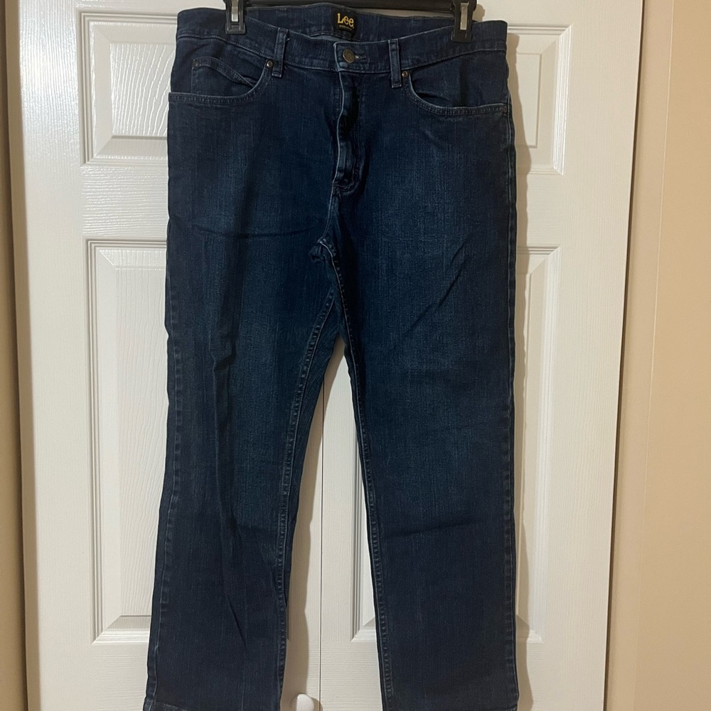 Lee Men's Classic Navy Straight Jeans